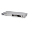 UBIQUITI UniFi SWITCH STANDARD 24 PORT, 24 xGbE RJ45, 2x SFP, RACK-MOUNT, 1YR