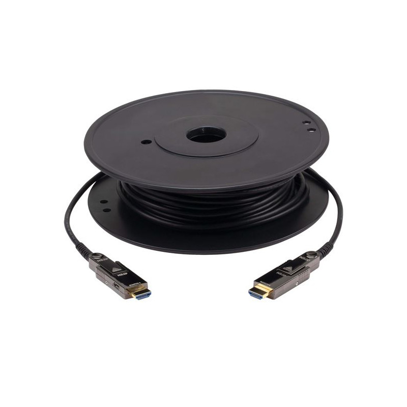 ATEN 10M TRUE 4K HDMI ACTIVE OPTICAL CABLE WITH PLUGGABLE GENDER CONNECTORS