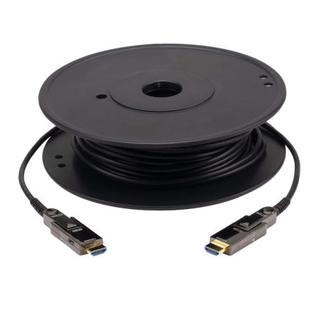 ATEN 10M TRUE 4K HDMI ACTIVE OPTICAL CABLE WITH PLUGGABLE GENDER CONNECTORS