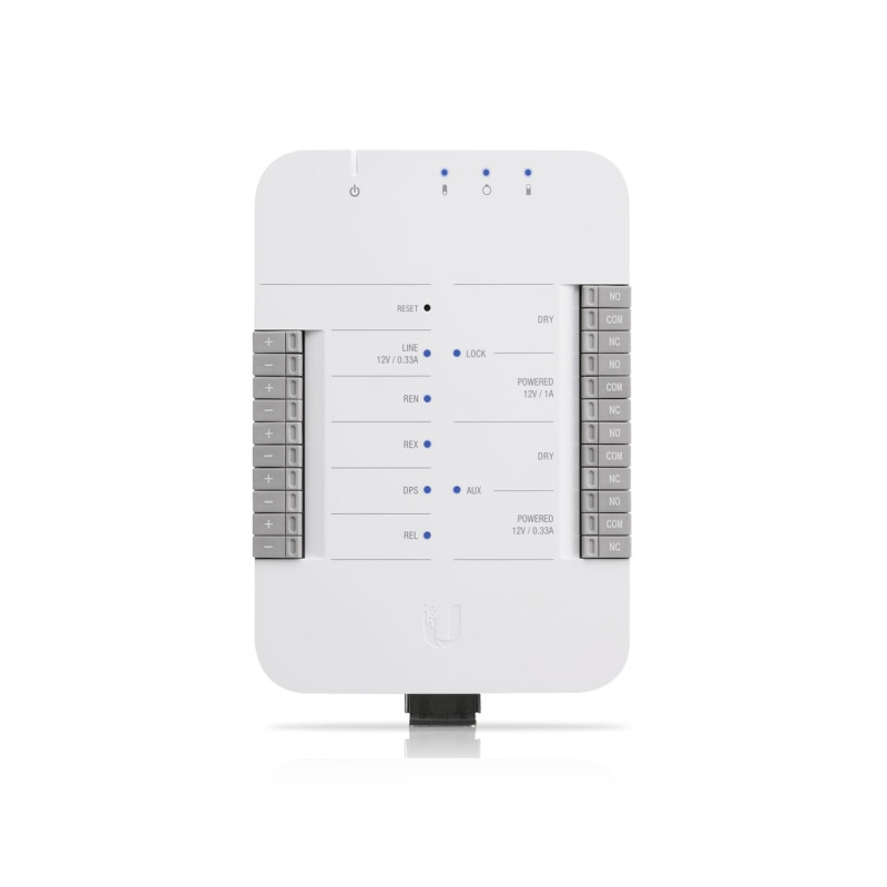 UBIQUITI UniFi DOOR HUB, ACCESS CONTROL HUB FOR SINGLE DOOR, PoE++ 1YR