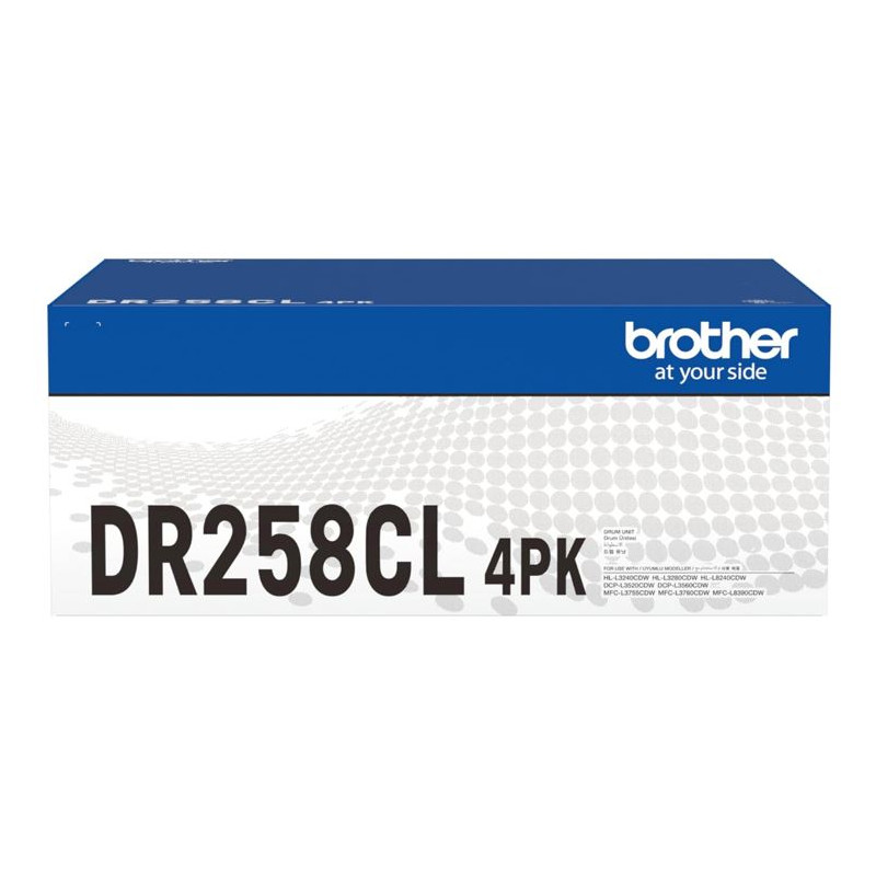 Brother DR-258CL DRUM UNIT TO SUIT MFC-L8390CDW/MFC-L3760CDW/MFC-L3755CDW/DCP-L3560CDW/DCP-L3520CDW/HL-L8240CDW/HL-L3280CDW/HL-L