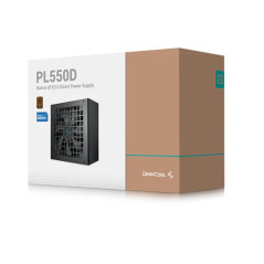 DeepCool PL550D 550W 80+ Bronze Certified Non-Modular ATX Power Supply(Direct Cable), 120mm Fan, DC to DC, ATX3.1, 100,000 MTBF,