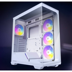 Antec C3 ARGB White ATX, 270 Degrees View, 4x ARGB PWM Fans control, USB-C, 36CM top, 24cm Front. Cable Management, GPU 41.5 CM.