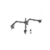 mbeatÂ® activiva Triple-Screen Articulating Monitor Arm Ideal for a seamless triple monitor setup (13'-27'), it offers flexible 
