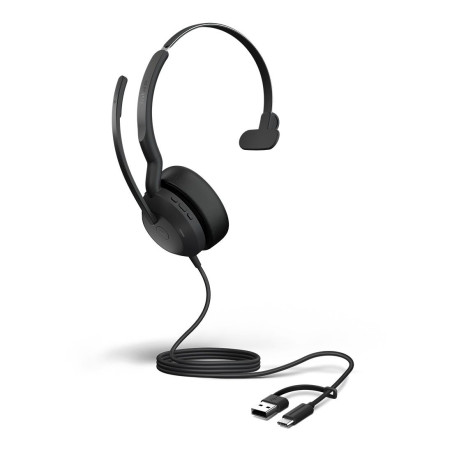 JABRA EVOLVE2 50 CORDED MS MONO ANC HEADSET, USB-C/A WITH BLUETOOTH (REQ USB CONNECTION)