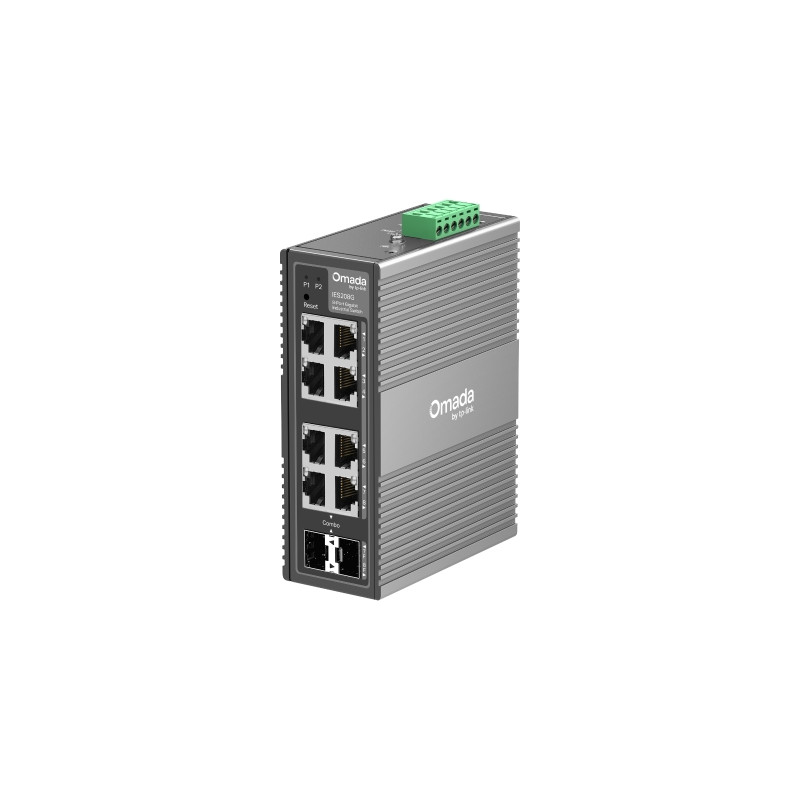TP-LINK OMADA 8-PRT INDUST MANAGED GIGABIT SWITCH, GbE(6), SFP COMBO(2), 5YR