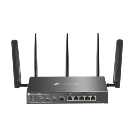 TP-LINK OMADA AX3000 4G+ WI-FI 6 DUAL-BAND GIGABIT VPN ROUTER, GbE LAN/WAN(5), POE+, 5YR
