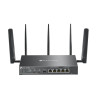 TP-LINK OMADA AX3000 4G+ WI-FI 6 DUAL-BAND GIGABIT VPN ROUTER, GbE LAN/WAN(5), POE+, 5YR