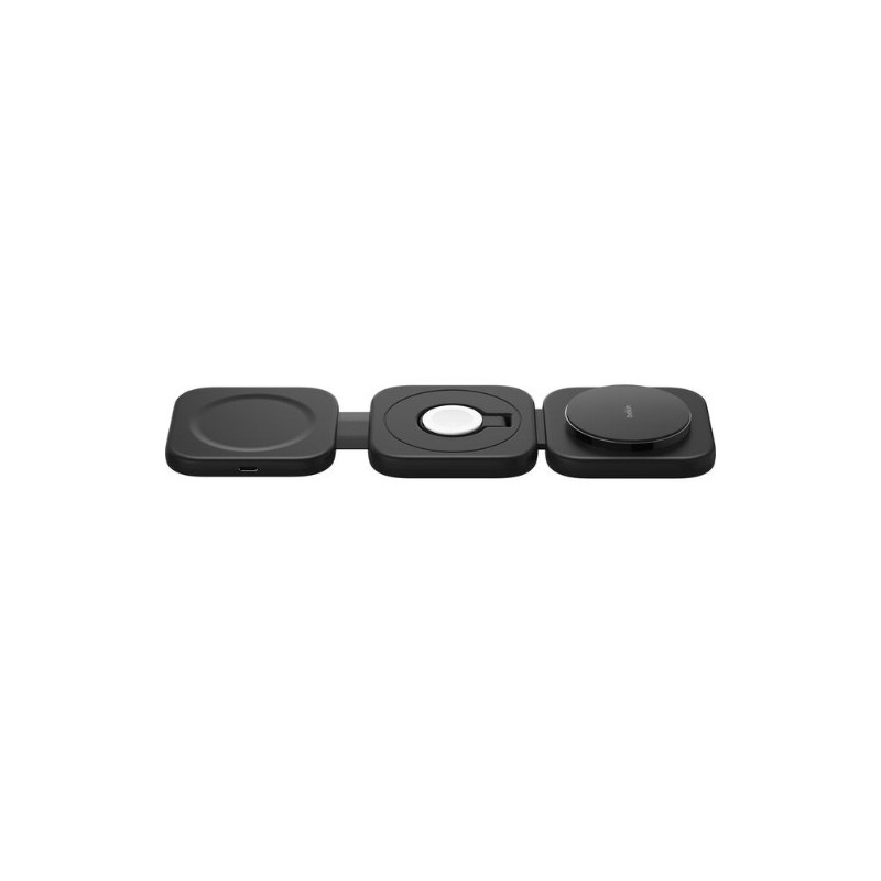 Belkin BoostCharge Pro Convertible 3-in-1 Magnetic Wireless Charging Travel Pad with Qi2 + 36W PSU + USB-C Cable- Black (WIZ024f