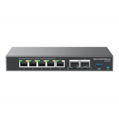 Grandstream GCC6000 Built-in IPPBX (10 Users, 4 Concurrent Calls)Â +Â enterprise-grade firewall + VPN Router + 2 x 2.5 Gb, 5 x G