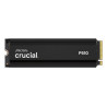 Crucial P510 2TB Gen5 2280 NVMe M.2 SSD Heatsink 10,000 / 8,700 MB/s R/W 1200TBW 1.4M IOPS 1.5M hrs MTTF Full-Drive Encryption 5