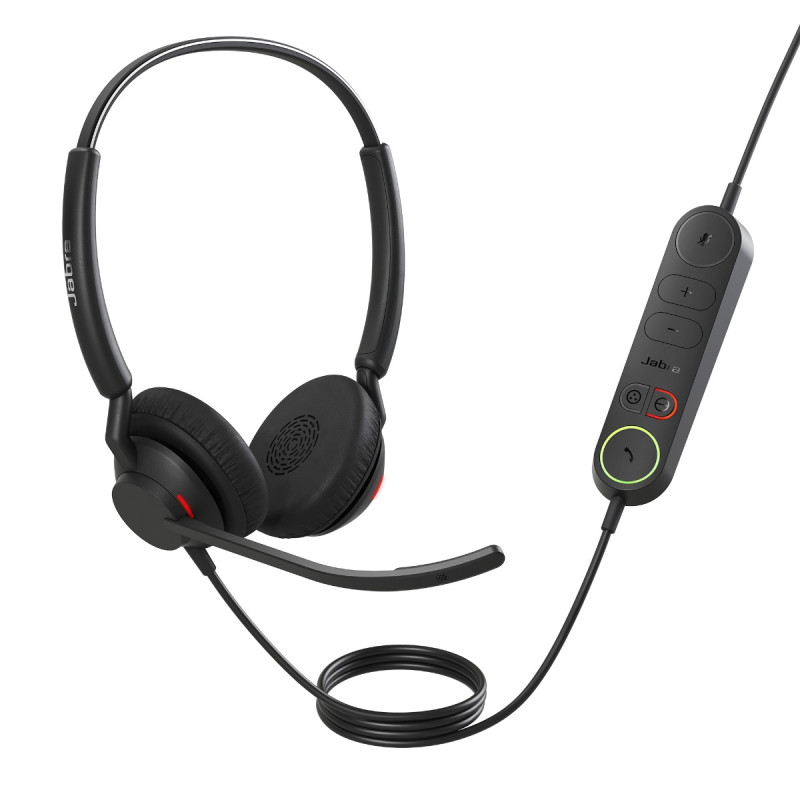 JABRA ENGAGE 40 UC STEREO HEADSET, INLINE LINK,USB-C/A