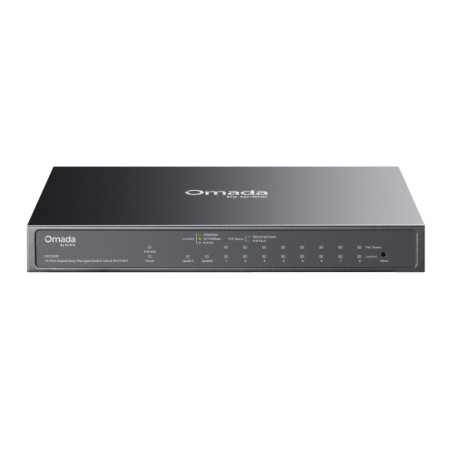 TP-LINK OMADA 10-PORT EASY MANAGED GIGABIT SWITCH, POE+(8), SFP(1), GbE(1), 63W, 5YR