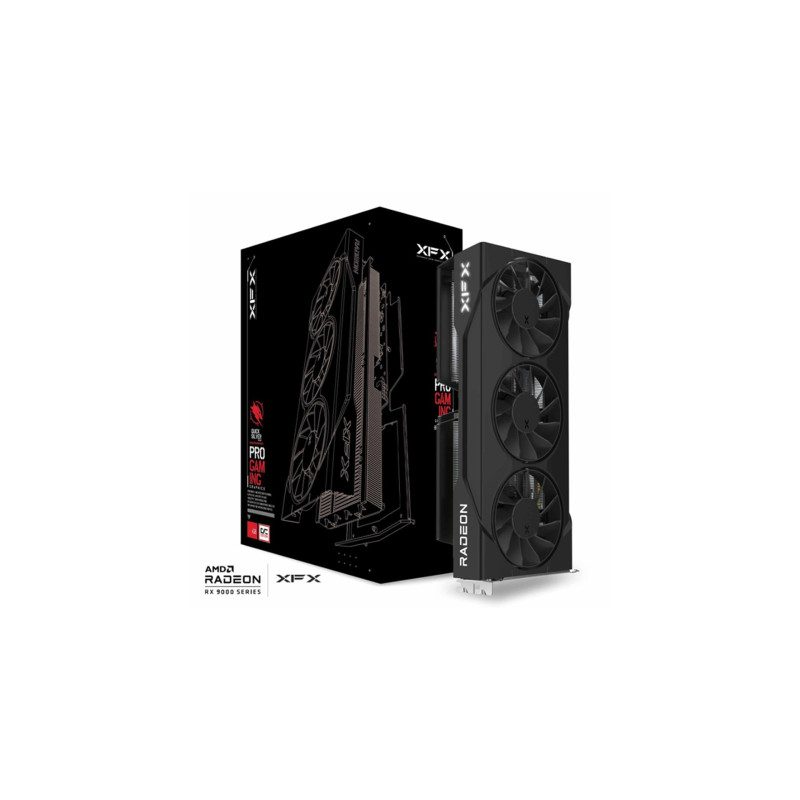 XFX Swift AMD Radeon RX 9060XT OC Triple Fan Gaming Edition with 16GB GDDR6 HDMI 2xDP, AMD RDNAâ¢ 4 (RX-96TS316B7)