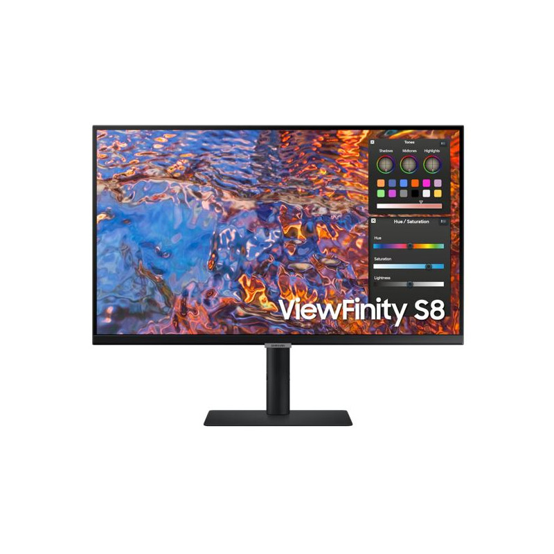 SAMSUNG 27" (16:9) UHD IPS MONITOR, DP, HDMI, HDR400, USB-C, USB(3),LAN, H/ADJ, VESA, 3YR