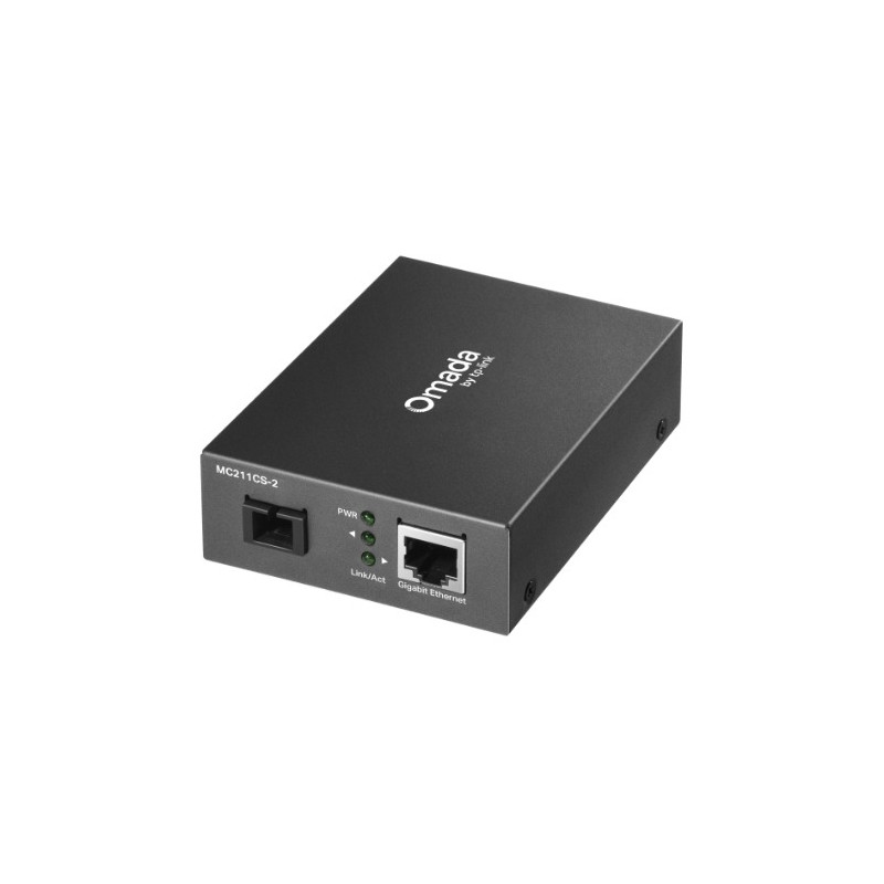 TP-LINK OMADA WDM MEDIA CONVERTER,GE RJ45, SINGLE MODE, 1550nm TX/1310nm RX, 20KM, 3YR