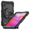 USP Rugged Samsung Galaxy A11/Tab A9 (8.7') Case Black - Built-in-Kickstand, Hand & Shoulder Strap, DropProof, 3 Years Warranty