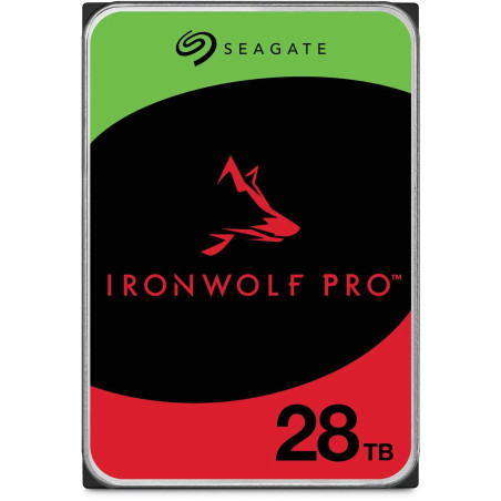 SEAGATE IRONWOLF PRO NAS 28TB, 3.5" SATA HARD DRIVE, 5YR WTY