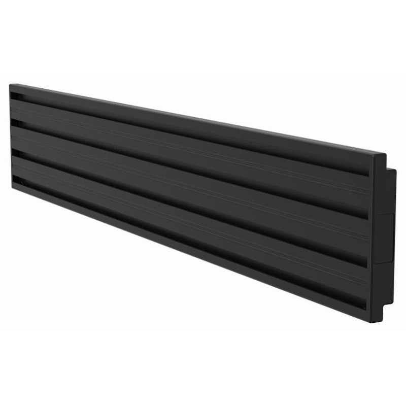 ATDEC MOUNTING RAIL 680MM, BL ACK, 10 YR WTY