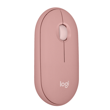 LOGITECH PEBBLE MOUSE 2 M350S BLUETOOTH, MULTI DEVICE, TONAL ROSE, 1YR