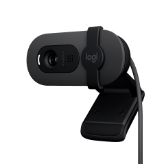 LOGITECH BRIO 105 WEBCAM 1080P HD, BUILT IN MIC, RIGHTLIGHT 2, PRIVACY SHUTTER, GOOGLE MEE