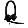 LOGITECH H570E WIRED USB STEREO HEADSET (TEAMS CERTIFIED), NOISE & ECHO CANCELLING, USB-A,