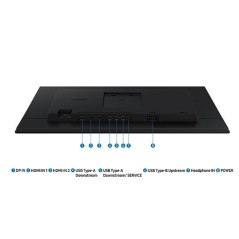 SAMSUNG 27" (16:9) FHD IPS MONITOR, DP, HDMI(2), USB(2), H/ADJ, VESA, 3YR