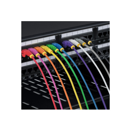 STARTECH 25CM PINK SLIM CAT6 ETHERNET CABLE, SNAGLESS, 28AWG, LSZH, LTW