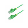 StarTech.com 50cm Green Slim CAT6 Ethernet Cable, Snagless, 28AWG, LSZH, LTW
