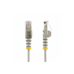 StarTech.com 5m Gray Slim CAT6 Ethernet Cable, Snagless, 28AWG, LSZH, LTW