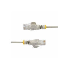 StarTech.com 5m Gray Slim CAT6 Ethernet Cable, Snagless, 28AWG, LSZH, LTW