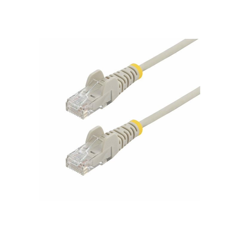 StarTech.com 7m Gray Slim CAT6 Ethernet Cable, Snagless, 28AWG, LSZH, LTW