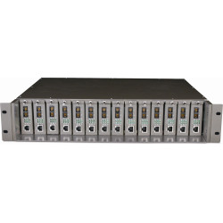 TP-Link 14-slot Unmanaged Media Converter Chassis, Single Power Supply