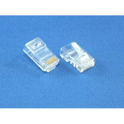 RJ-45 8P8C Connector For Stranded Cat5E Cable