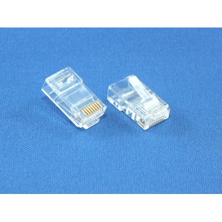 RJ-45 8P8C Connector For Cat5E Soild Cable