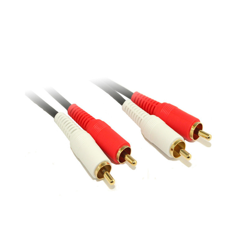1M 2RCA to 2RCA Audio Cable OFC