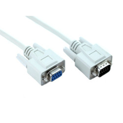 5M DB9M-DB9F Serial Extension Cable