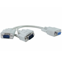 DB9F To 2 X DB9M Splitter Cable