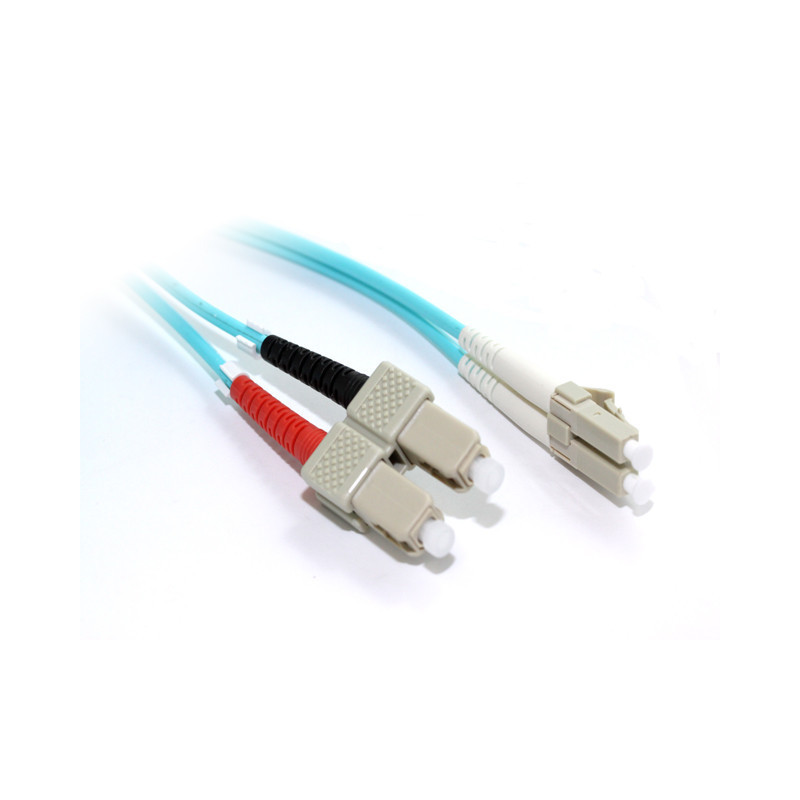 0.5M LC-SC OM3 10GB Multimode Duplex Fibre Optic Cable