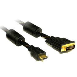 2M HDMI-DVI-D Cable