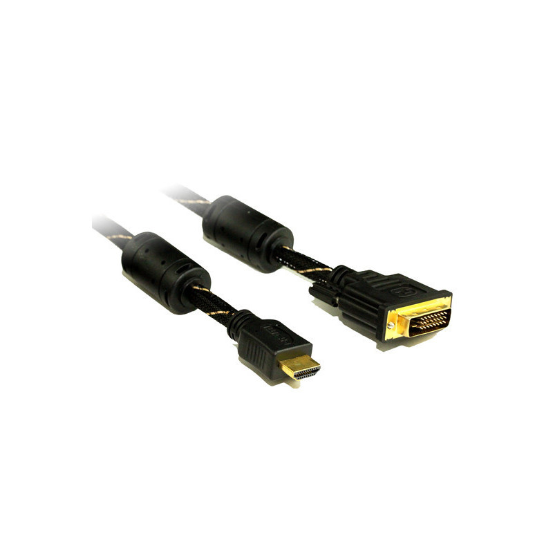 2M HDMI-DVI-D Cable