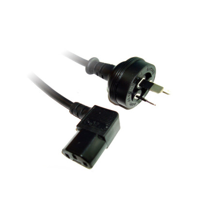 2M Wall To Left Angle IEC C13 Power Cable