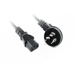 3M Right Angle Plug To C13 Power Cable