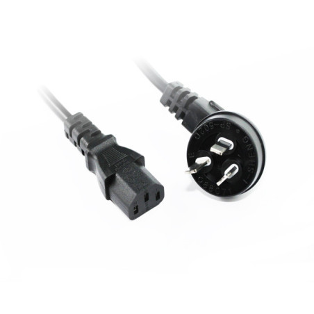 3M Right Angle Plug To C13 Power Cable