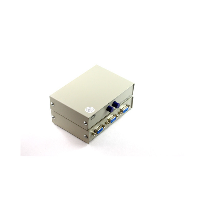 2 Way SVGA Push-Button Data Switch