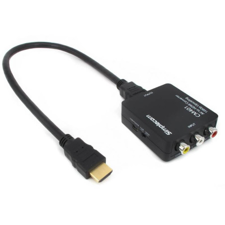 Simplecom CM401 Composite AV CVBS 3RCA to HDMI Video Converter 1080p