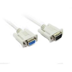 1M DB9M-DB9F Serial Extension Cable