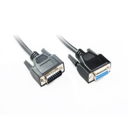 2M DB15 M-F Data Cable
