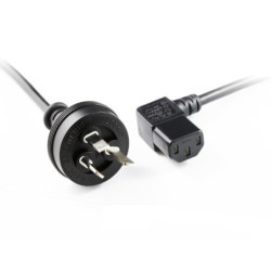 2M Wall to Right Angle IEC C13 Power Cable
