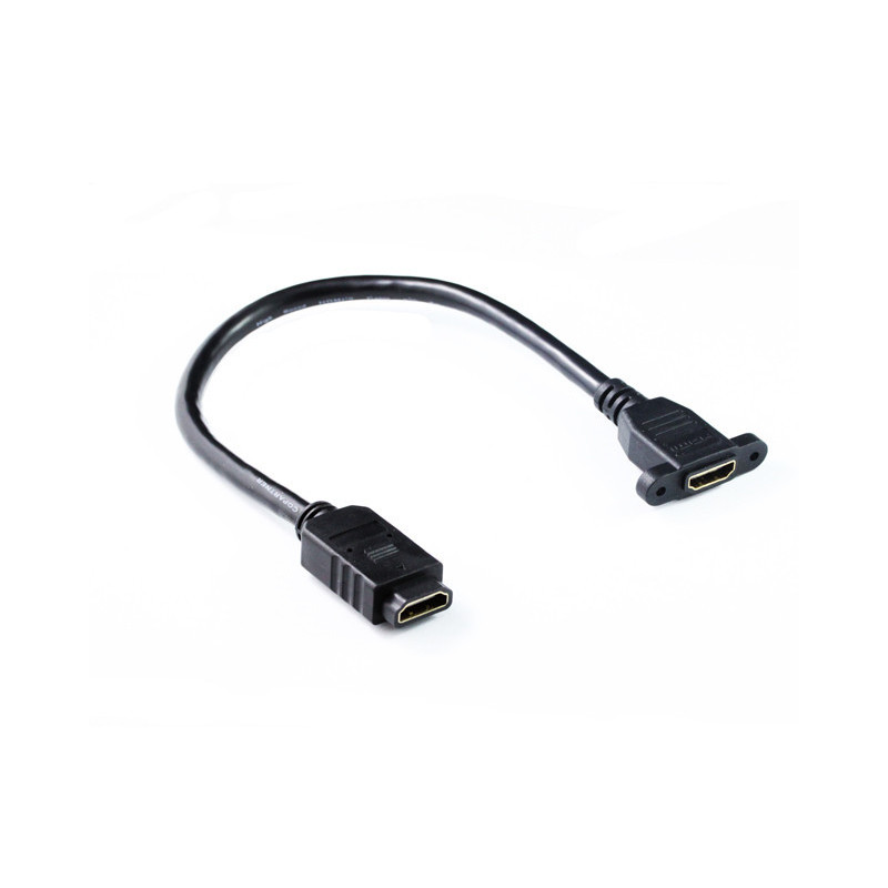 30CM HDMI Panel Mount Cable